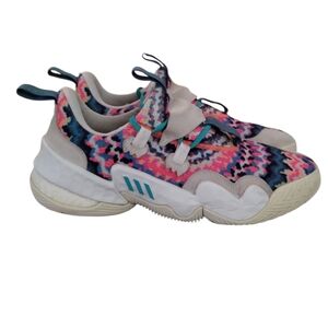 Men's Trae Young 1 Basketball Patterned Sneakers By Adidas